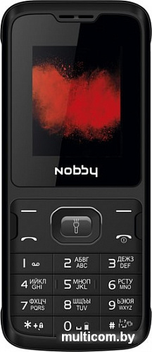 Мобильный телефон Nobby 110 (черный/серый)