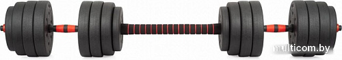Набор гантелей с грифом для штанги VictoryFit VF-DC400 2x20 кг