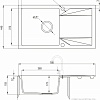 Кухонная мойка Deante Evora ZQJ 2113 (графитовый)