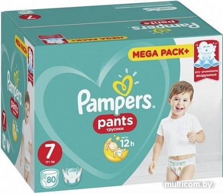 Трусики-подгузники Pampers Pants 7 (80 шт)