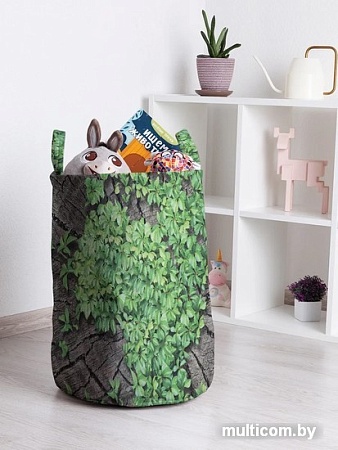 Корзина JoyArty Проросший пень toba_9044