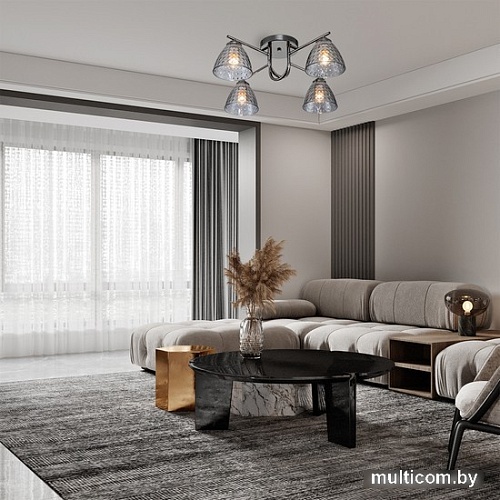 Люстра средней высоты Escada 659/4PL Black