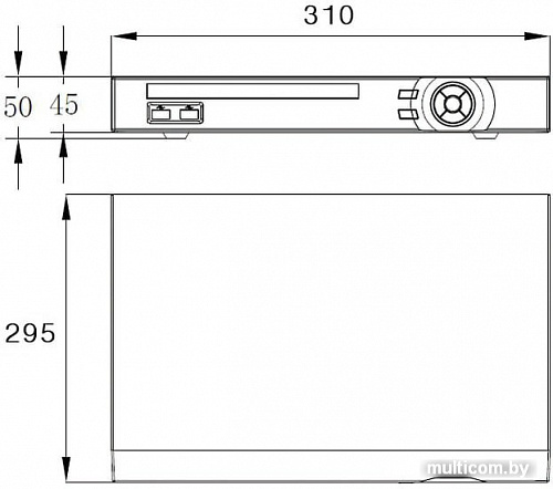 Видеорегистратор Orient NVR-8825/4K