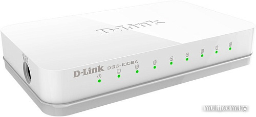 Неуправляемый коммутатор D-Link DGS-1008A/F1A