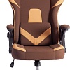 Игровое (геймерское) кресло TetChair iBear ткань (коричнево-бежевый)