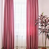 Комплект штор Decoretto Канвас пыльная роза КПР-K24 4.5x2.7 м (розовый, 2 шт)