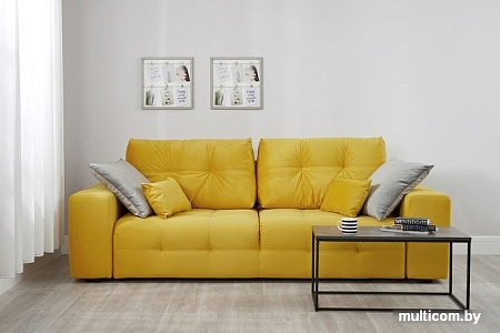Диван PirroGroup Питсбург (велюр, velvet yellow)