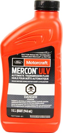 Трансмиссионное масло Ford Motorcraft Mercon ULV ATF XT12QULV 0.946л