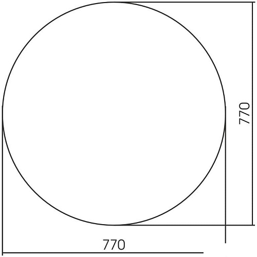 Зеркало Abber Mond AG6204S Smart