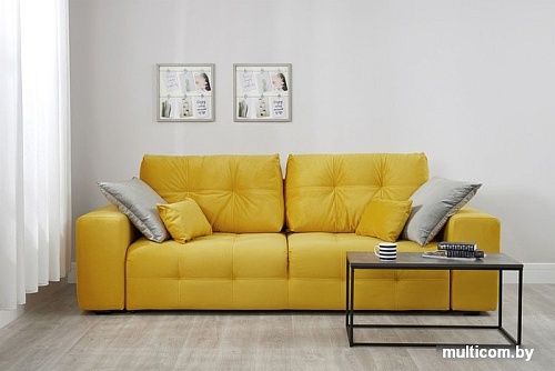 Диван PirroGroup Питсбург (велюр, velvet yellow)