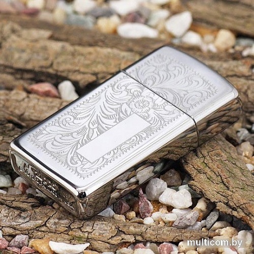Зажигалка Zippo Slim Venetian 1652 High Polish Chrome