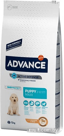 Сухой корм для собак Advance Maxi Puppy Chicken and Rice (для щенков крупных пород с курицей и рисом) 12 кг