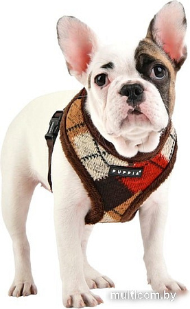 Шлейка Puppia Jolly PATD-HA1765-BR-S (коричневый)