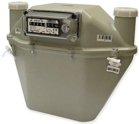 Счетчик газа БелОМО СГД-3Т-2-1 G6 (левый)