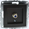 Розетка телевизионная Mono Electric 500-002005-130 (графит)