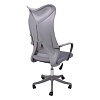 Кресло AksHome Abraham ткань/сетка, серый)