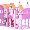 Кукольный домик Krasatoys Замок Джульетты с мебелью 000261 (белый/розовый)