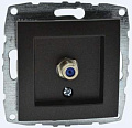 Розетка телевизионная Mono Electric 500-002005-130 (графит)