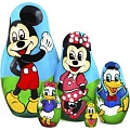 Развивающая игра Брестская Фабрика Сувениров С персонажами из мультфильма Микки Маус 5142 (набор 5 шт)