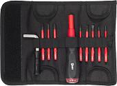 Набор отвертка с битами КВТ Слим НИО-3309 (10 предметов)