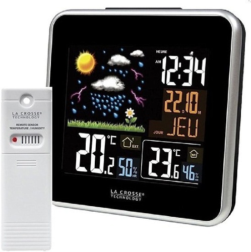 Метеостанция La Crosse WS6821 (черный)