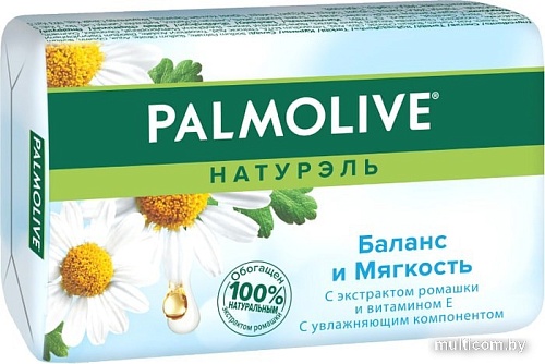 Косметика по уходу за телом Palmolive Мыло Натурэль Баланс и мягкость с экстрактом ромашки 90 г