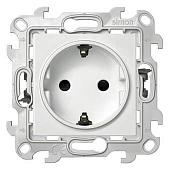 Розетка Simon 2420432-030 (белый)