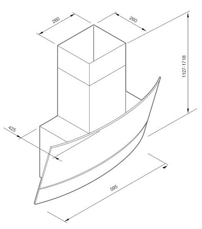 Кухонная вытяжка Graude DH 60.2 GWE
