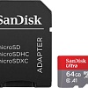 Карта памяти SanDisk Ultra microSDXC SDSQUAC-256G-GN6MA 256GB (с адаптером)