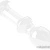 Анальная пробка Lovetoy Glass Romance прозрачная GS14Clear
