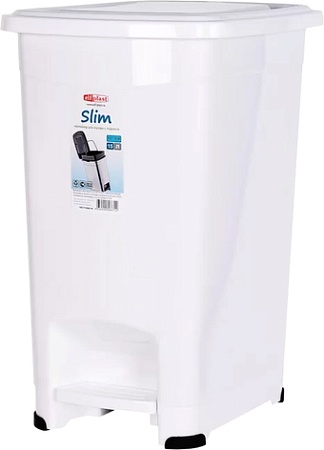 Мусорное ведро Эльфпласт Slim EP557 10 л (белый)