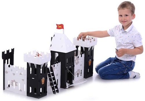 Кукольный домик Krasatoys Крепость Артур 000276 (белый/черный)