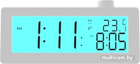 Настольные часы Ritmix CAT-111 (белый)
