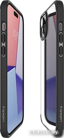 Чехол для телефона Spigen Ultra Hybrid для iPhone 15 ACS06799 (черный)