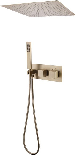 Душевая система Abber Daheim AF8255G (золото матовое)