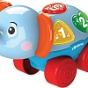 Развивающая игрушка Азбукварик Музыкальная каталочка. Слоненок 2642