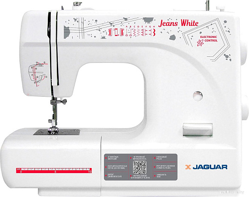Электромеханическая швейная машина Jaguar Jeans White