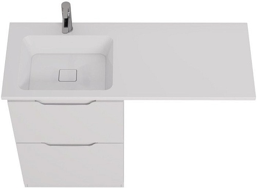 Умывальник Dreja Wing 120 R (чаша справа)