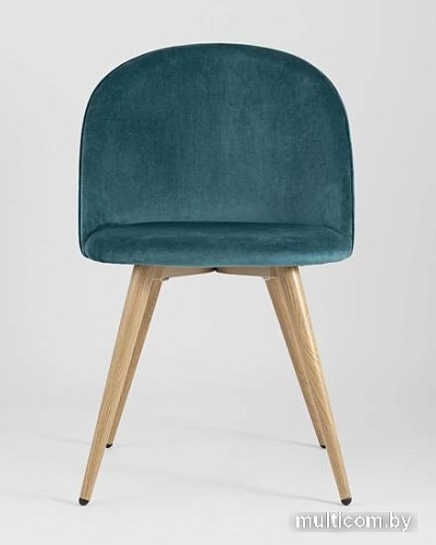Стул Stool Group Лион велюр c ромбами (аквамарин)