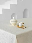 Скатерть Rusdecor Журавинка (150x250, молочный)