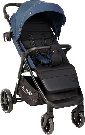 Коляска прогулочная «книга» Bubago Model Bass Light BG 137-1 (cиний)
