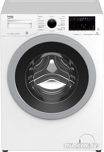 Стиральная машина BEKO WSRE7H636SBW