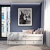 Кровать-тахта EcoWood Барселона 80x160 с ящиками ECO.001.00053.80-160.W