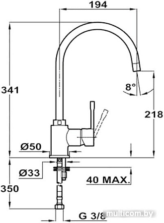 Смеситель TEKA SP 995 (топаз)