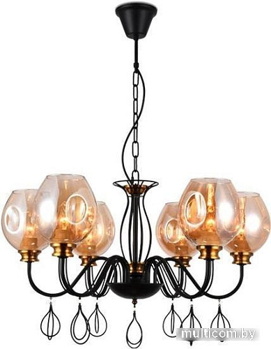 Подвесная люстра Ambrella light Traditional TR9055/6 BK/TI