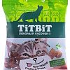 Лакомство для кошек TiTBiT Хрустящие подушечки с сыром и паштетом из кролика 30 г