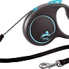 Flexi Black Design M Cord 5 m (голубой)
