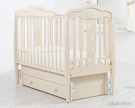 Детская кроватка Гандылян Мишель (вишня, маятник)
