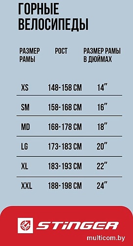 Велосипед Stinger Python Pro 29 р.22 2024 (коричневый)