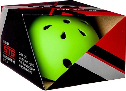 Cпортивный шлем STG MTV12 L (р. 58-63, зеленый)